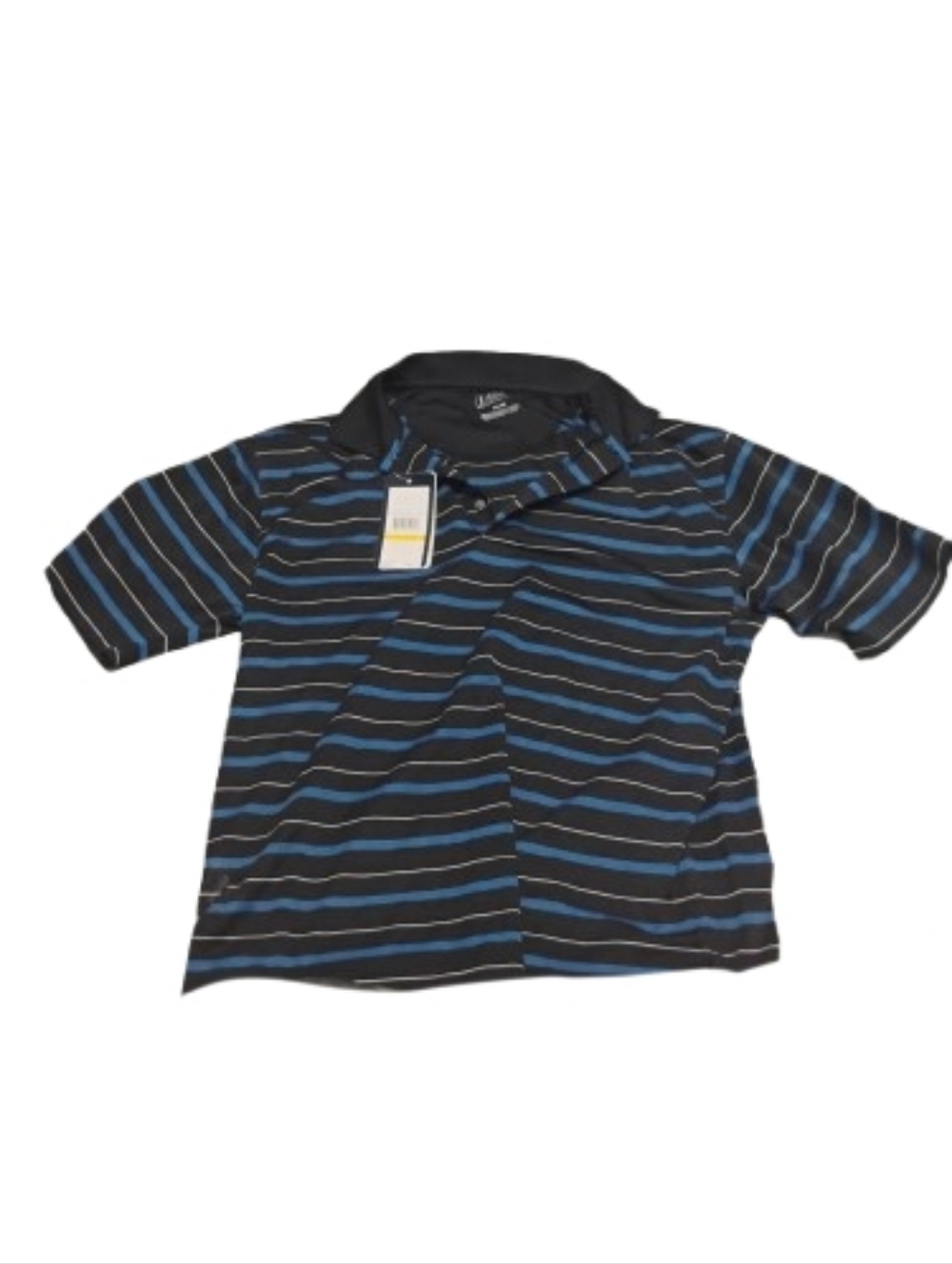 NWT PGA Golf Mens Striped Short Sleeve Polo Top Sz M